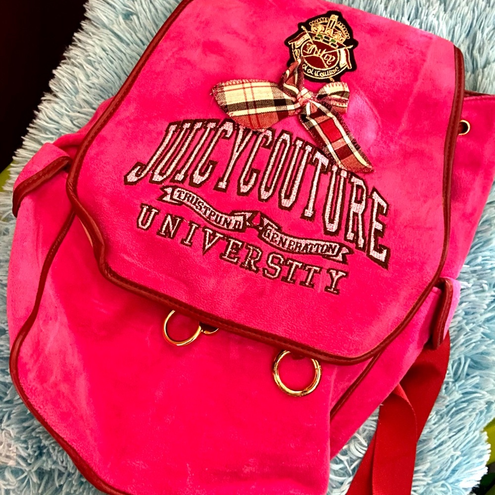 Juicy couture velour backpack